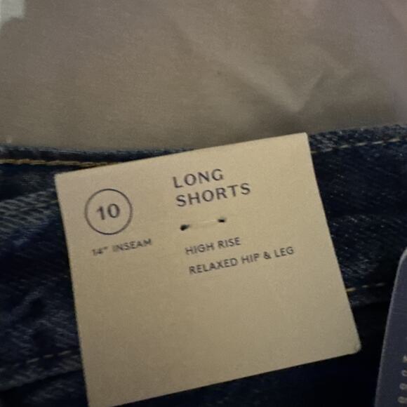 Universal Thread Good Co Long Jean Shorts Size 10 - Picture 3 of 5